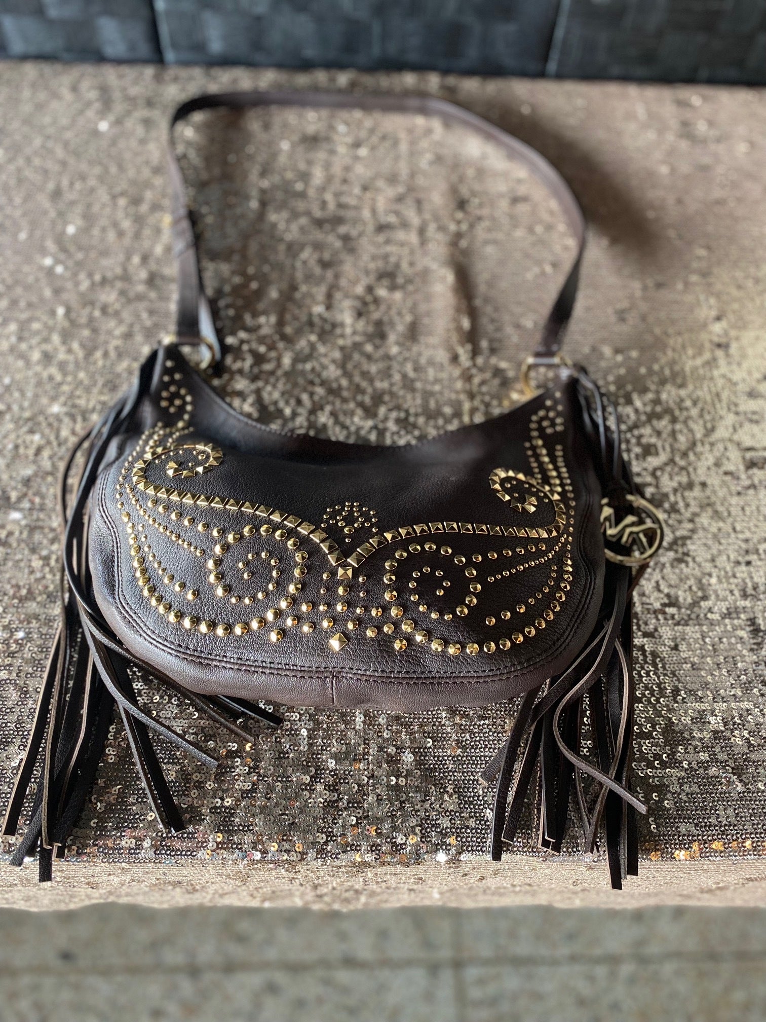 Michael kors rhea studded discount