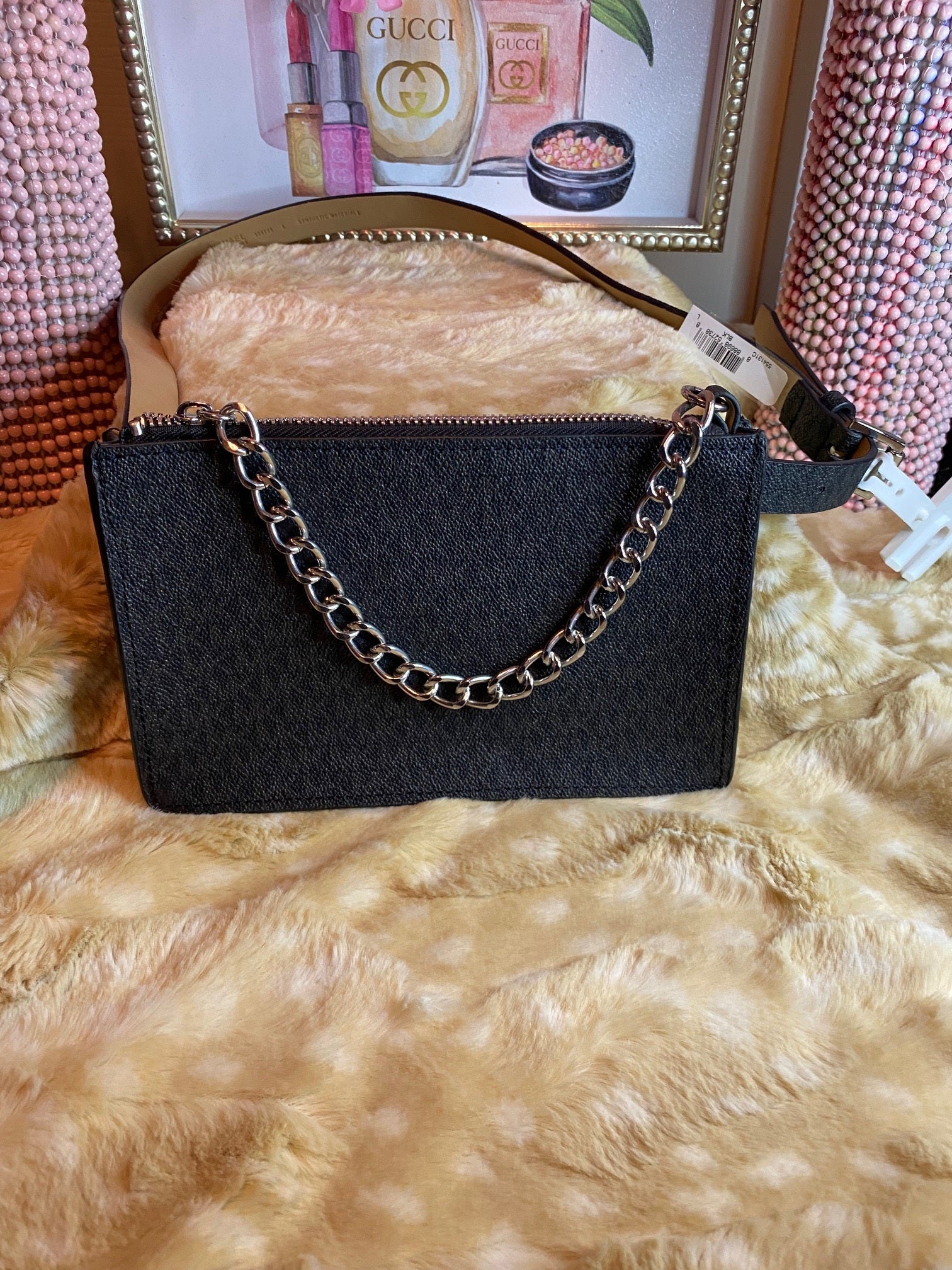 Michael kors pull chain belt bag sales