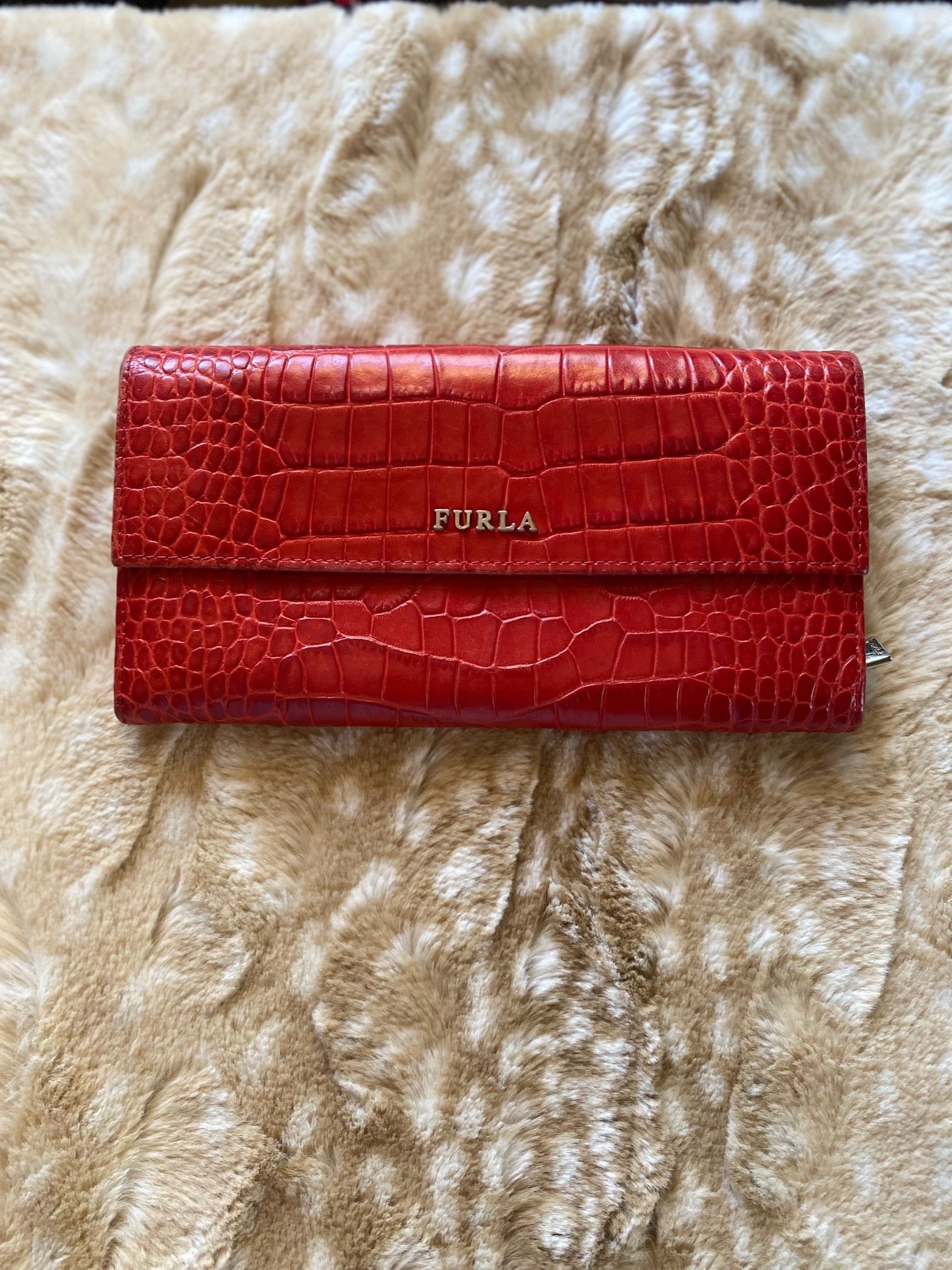 Furla cheap ruby red